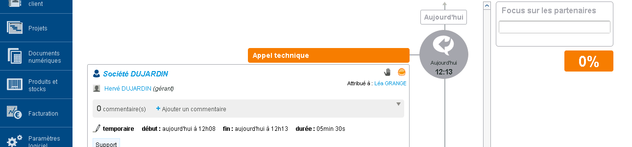 Historique CRM