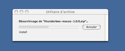 Installation mac