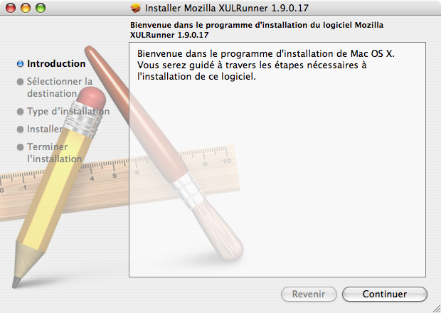 Installation Mac