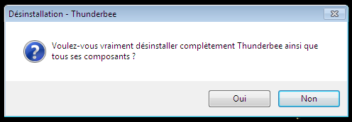 Désintallation Windows